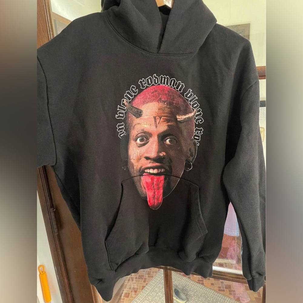 VLONE x Rodman “Angel Vs Devil” Black hoodie